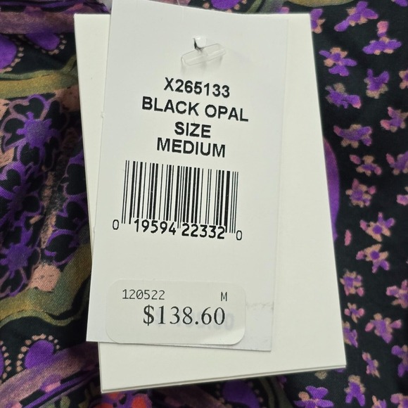 Xirena Jules Puff-Sleeve Top Womens Medium White Boho Luxe V-Neck Cotton Blouse - Picture 8 of 15